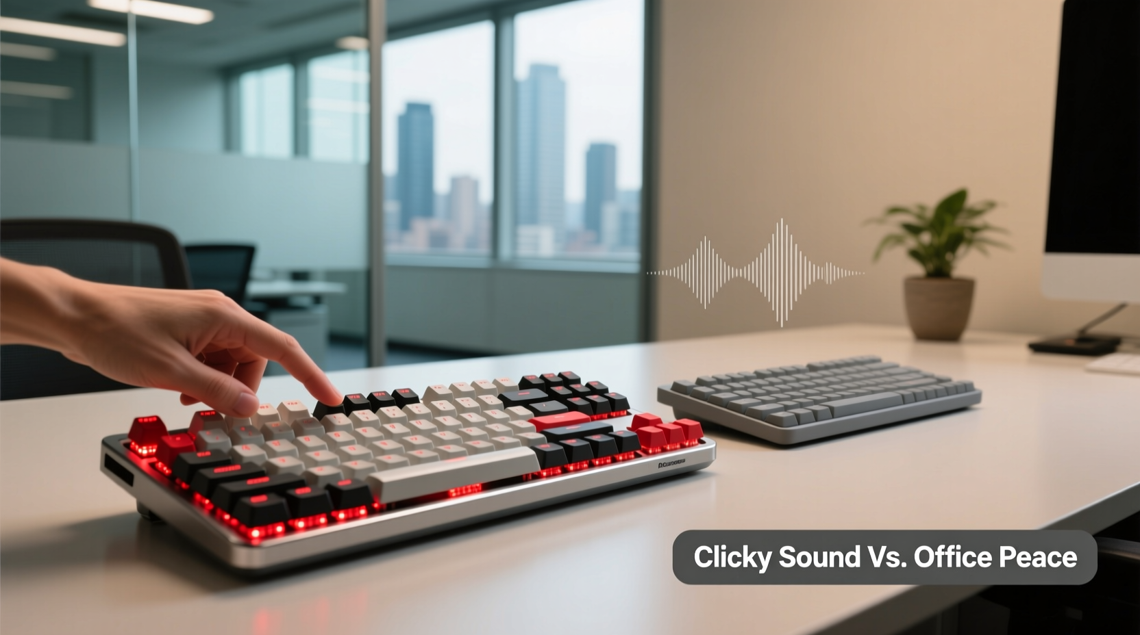 mechanical keyboard vs membrane for typing is the clicky sound worth the office noise complaints