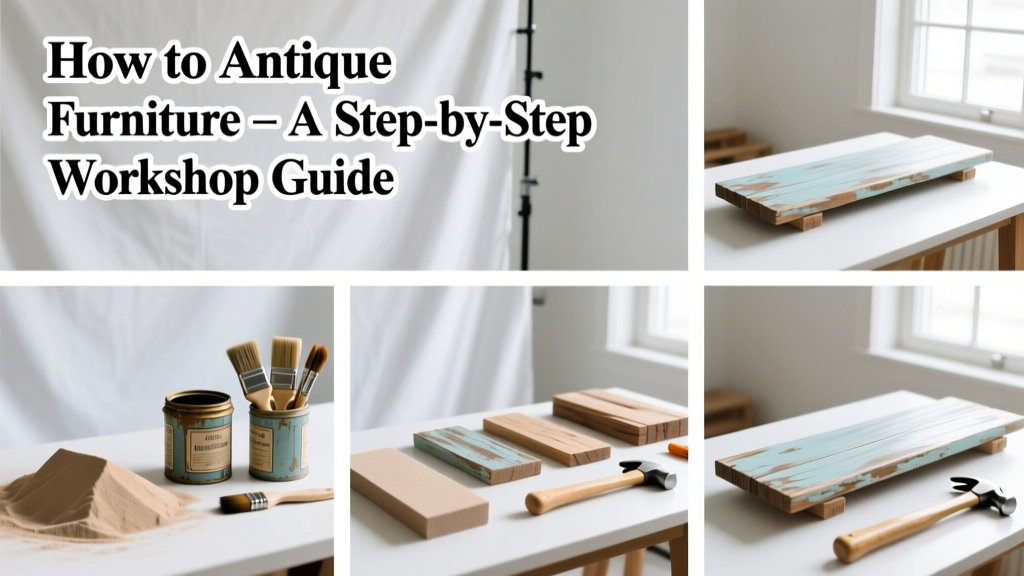 How to Antique Furniture: A Step-by-Step Workshop Guide