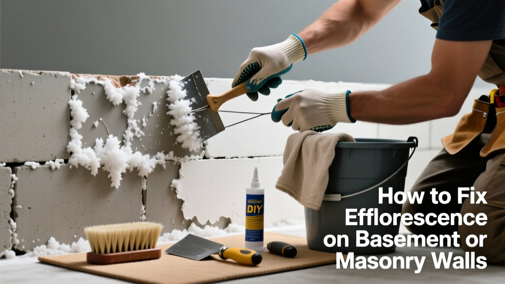How to Fix Efflorescence on Basement or Masonry Walls
