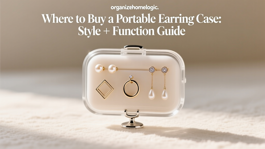 Where to Buy a Portable Earring Case: Style + Function Guide