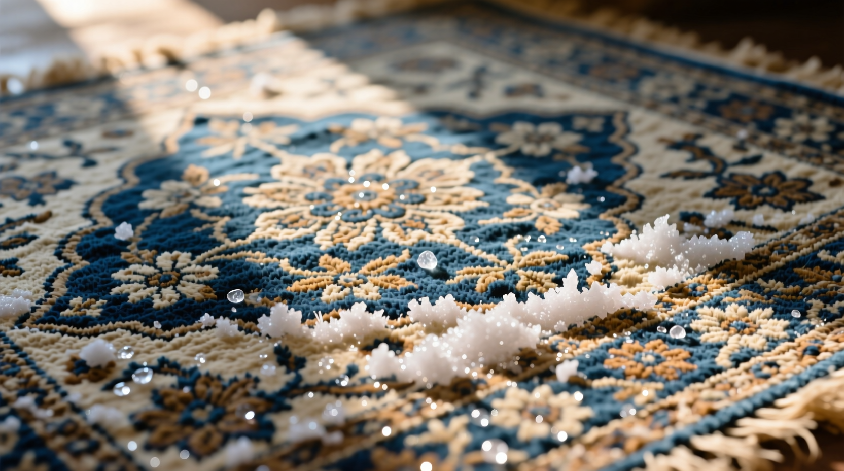 use a salt wash to revitalize an old rug