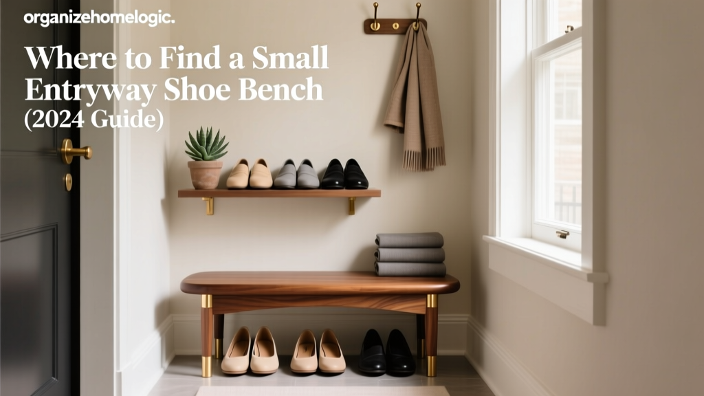 Where to Find a Small Entryway Shoe Bench (2024 Guide)