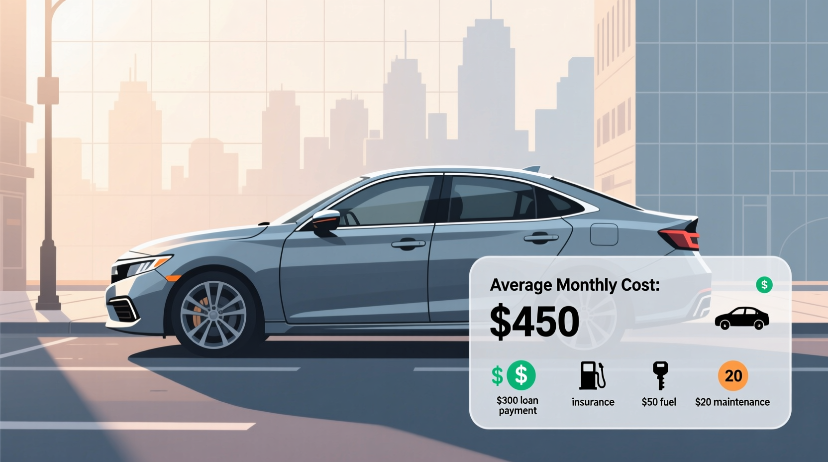 how much does a used car cost a month