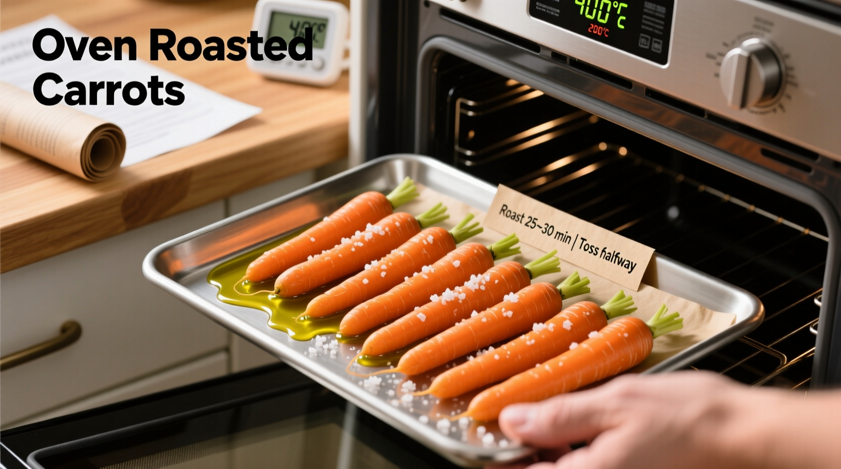 how to oven cook carrots