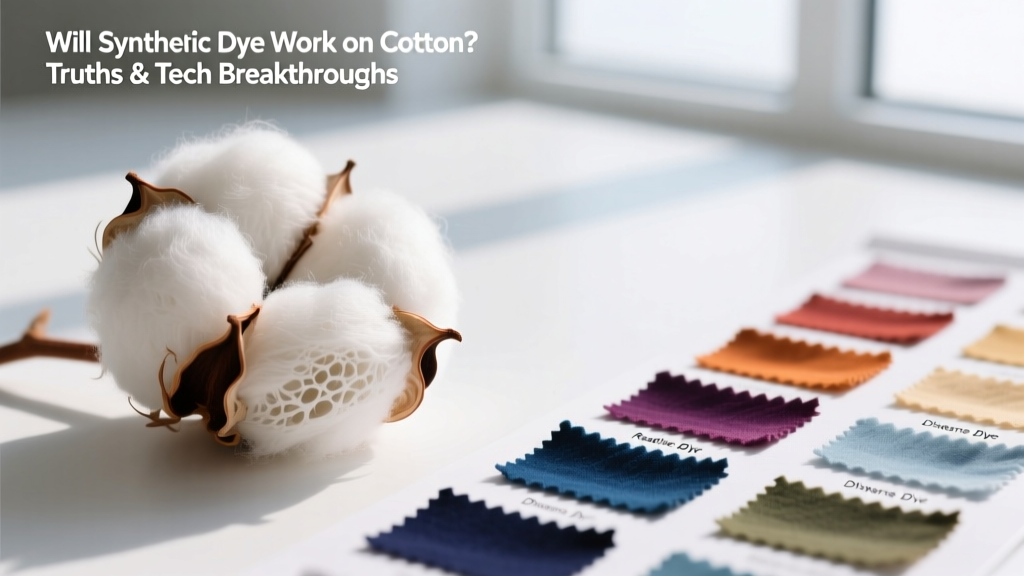Will Synthetic Dye Work on Cotton? Truths & Tech Breakthroughs