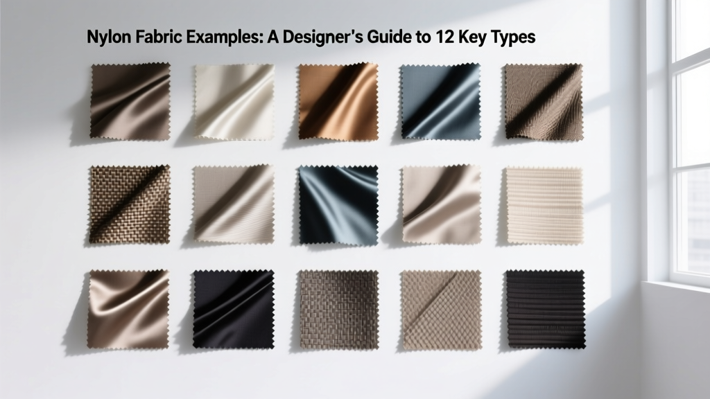 Nylon Fabric Examples: A Designer’s Guide to 12 Key Types