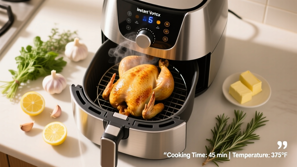 How to Cook Whole Chicken in Instant Vortex 6 Qt