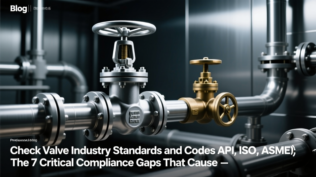 Check Valve Compliance: Fix 7 Gaps That Cause 63% Failures