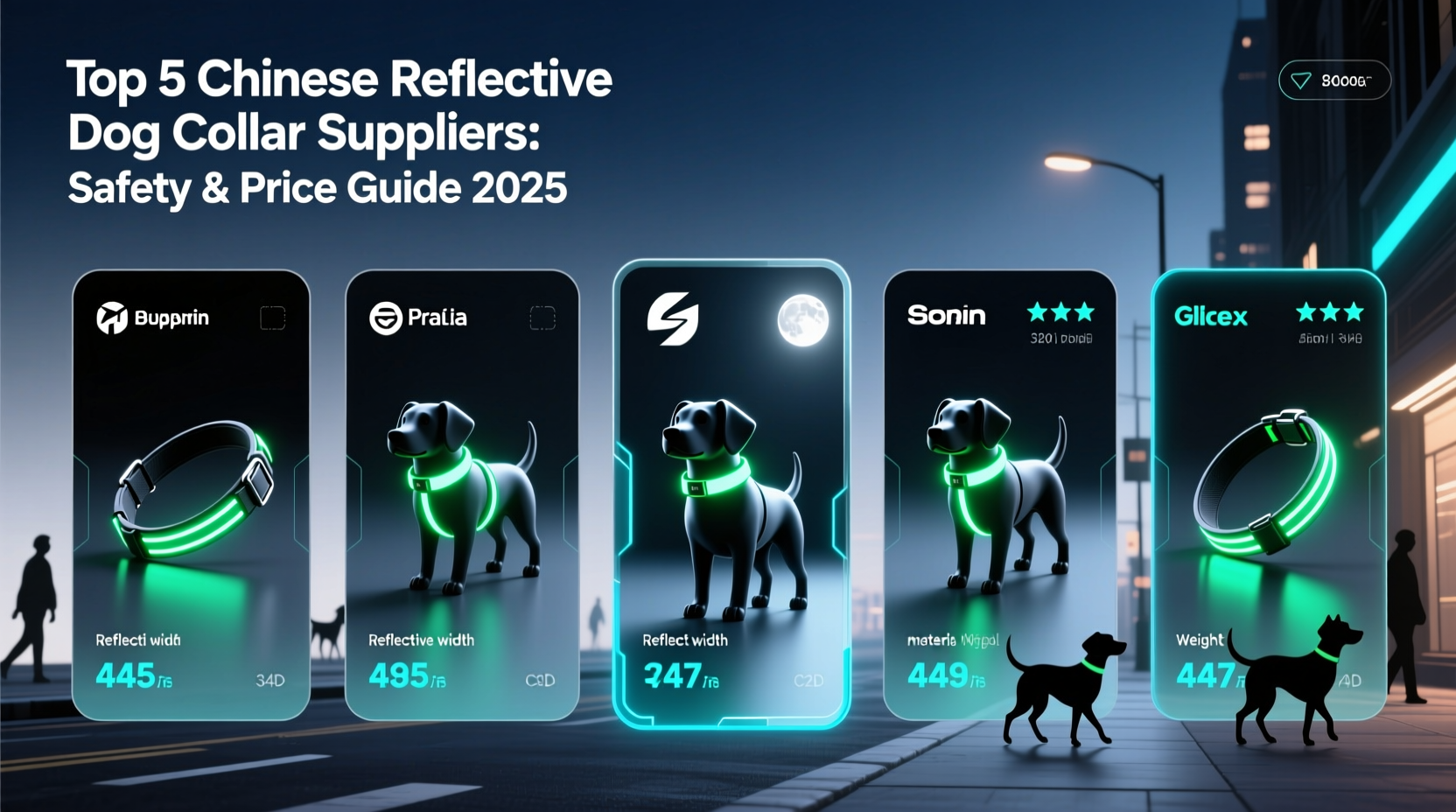 china best reflective dog collars