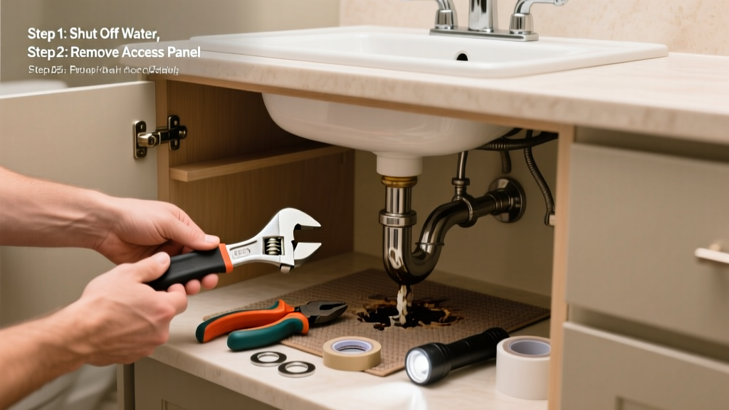 Fix Bathroom Sink Leaking Underneath: Step-by-Step Repair