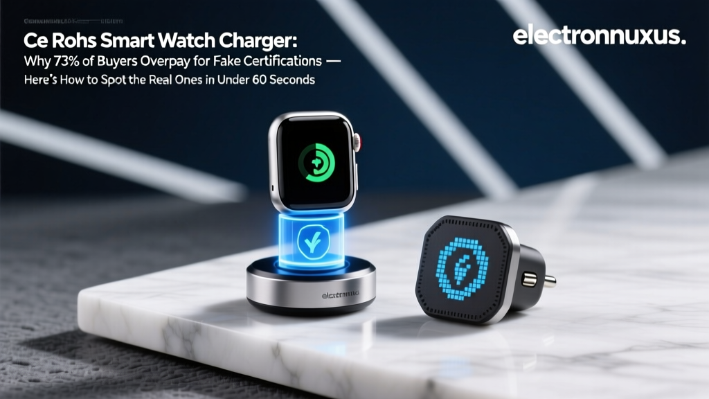 Ce Rohs Smart Watch Charger: Why 73% of Buyers Overpay for Fake Certifications — Here’s How to Spot the Real Ones in Under 60 Seconds