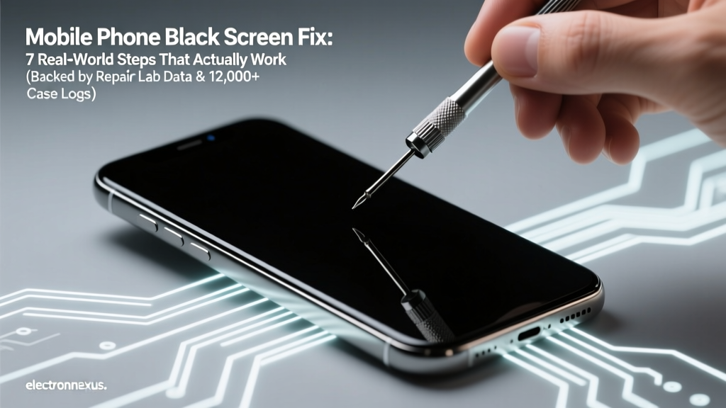 Mobile Phone Black Screen Fix: 7 Real-World Steps That Actually Work (Backed by Repair Lab Data & 12,000+ Case Logs)