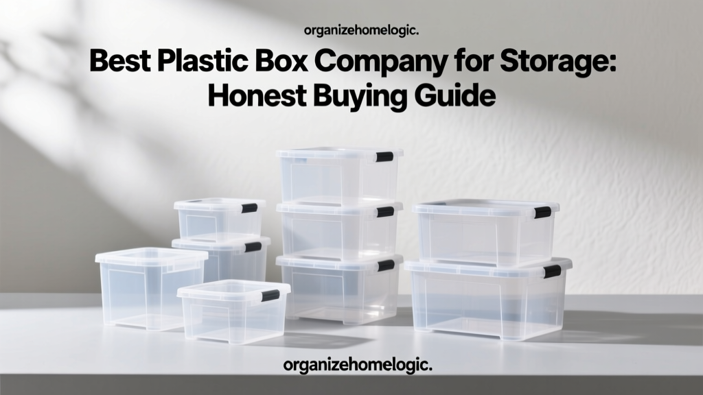 Best Plastic Box Company for Storage: Honest Buying Guide