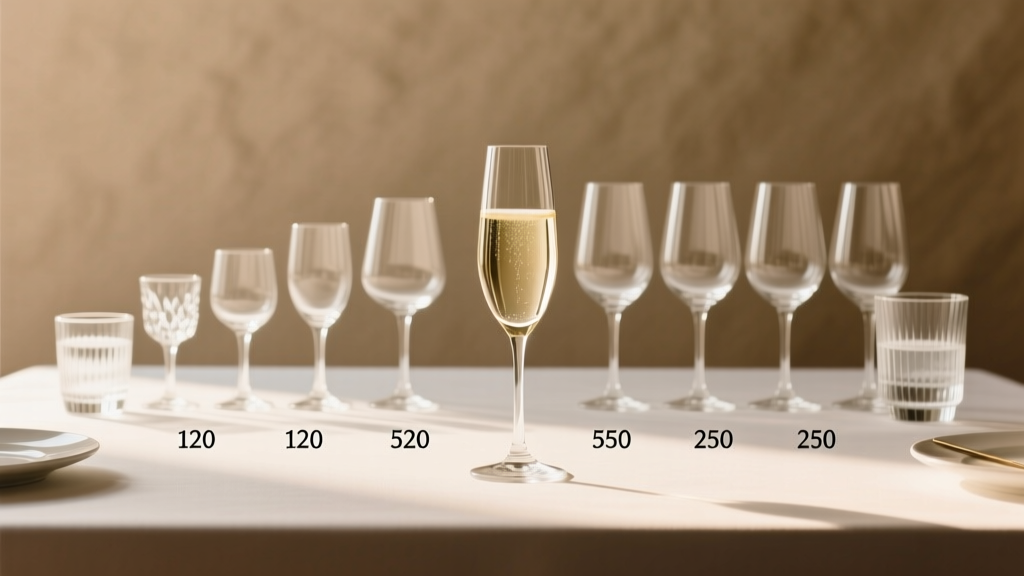 Wedding Glassware Count: 50–300 Guests (2026)