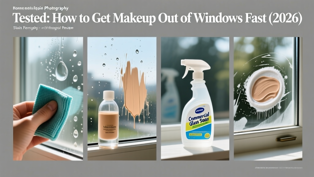 Tested: How to Get Makeup Out of Windows Fast (2026)