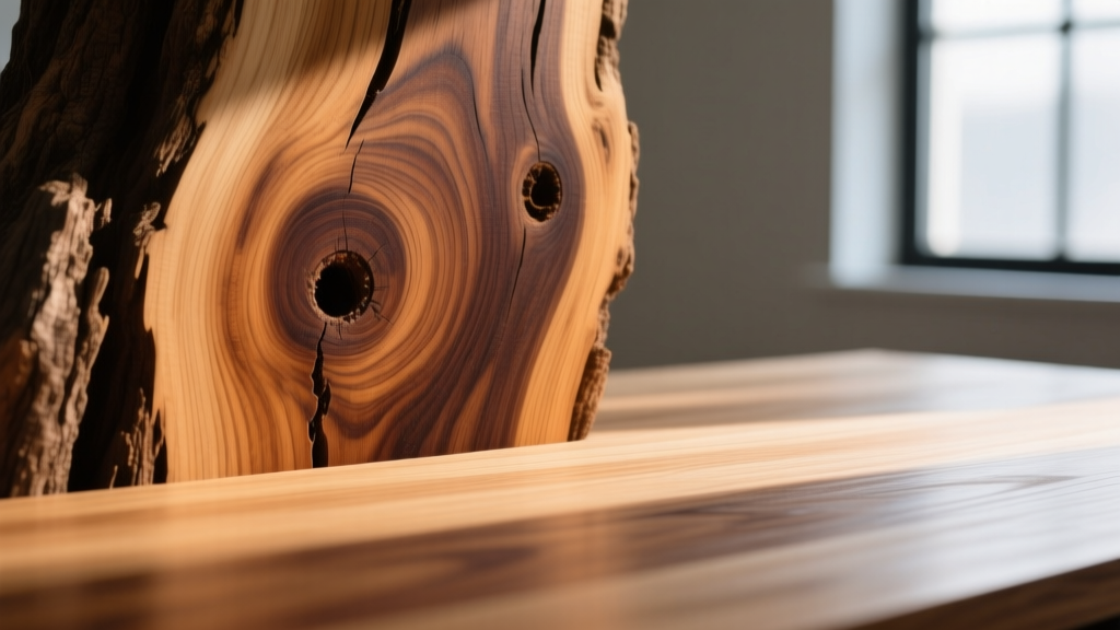 Macro shot of oak wood grain showing deep pores, contrasting with smooth sealed basswood ready for decoupage paper application.