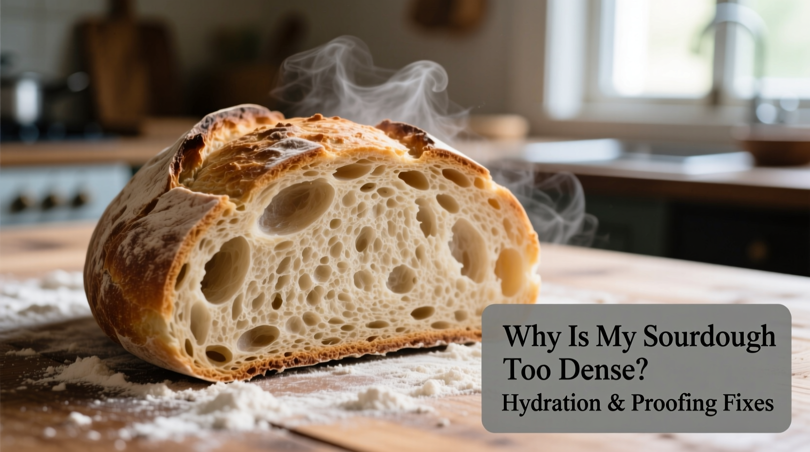 why is my sourdough too dense hydration and proofing fixes