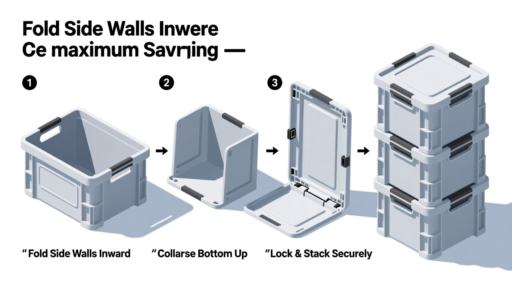 how to fold collapsible decoration storage bins for maximum space saving