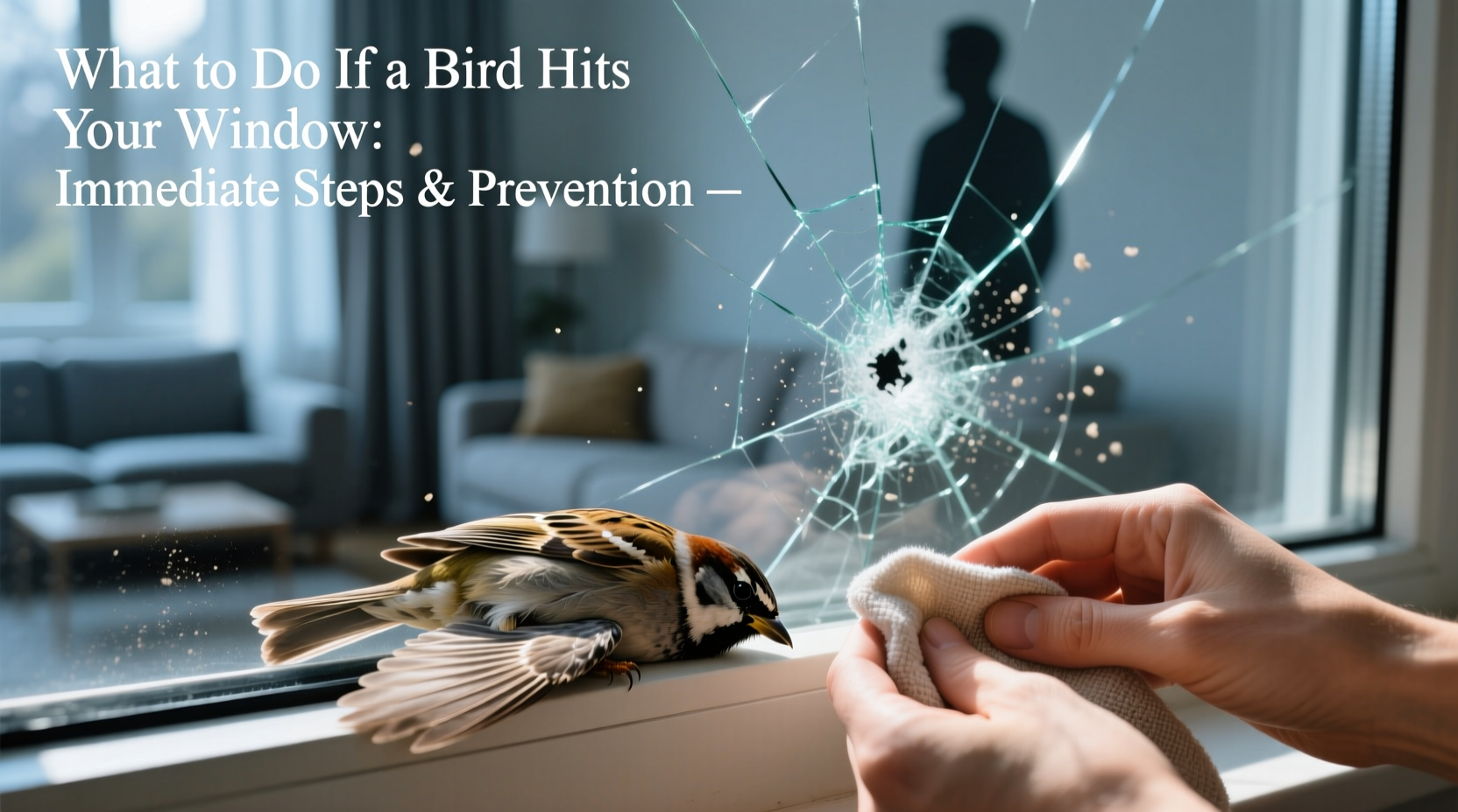 what to do if a bird hits your window