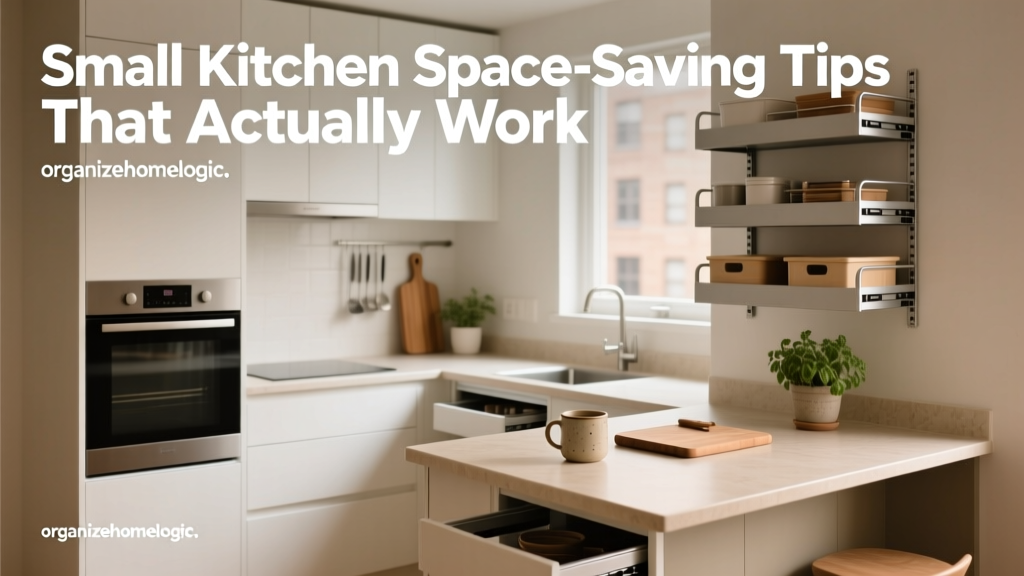 Small Kitchen Space-Saving Tips That Actually Work