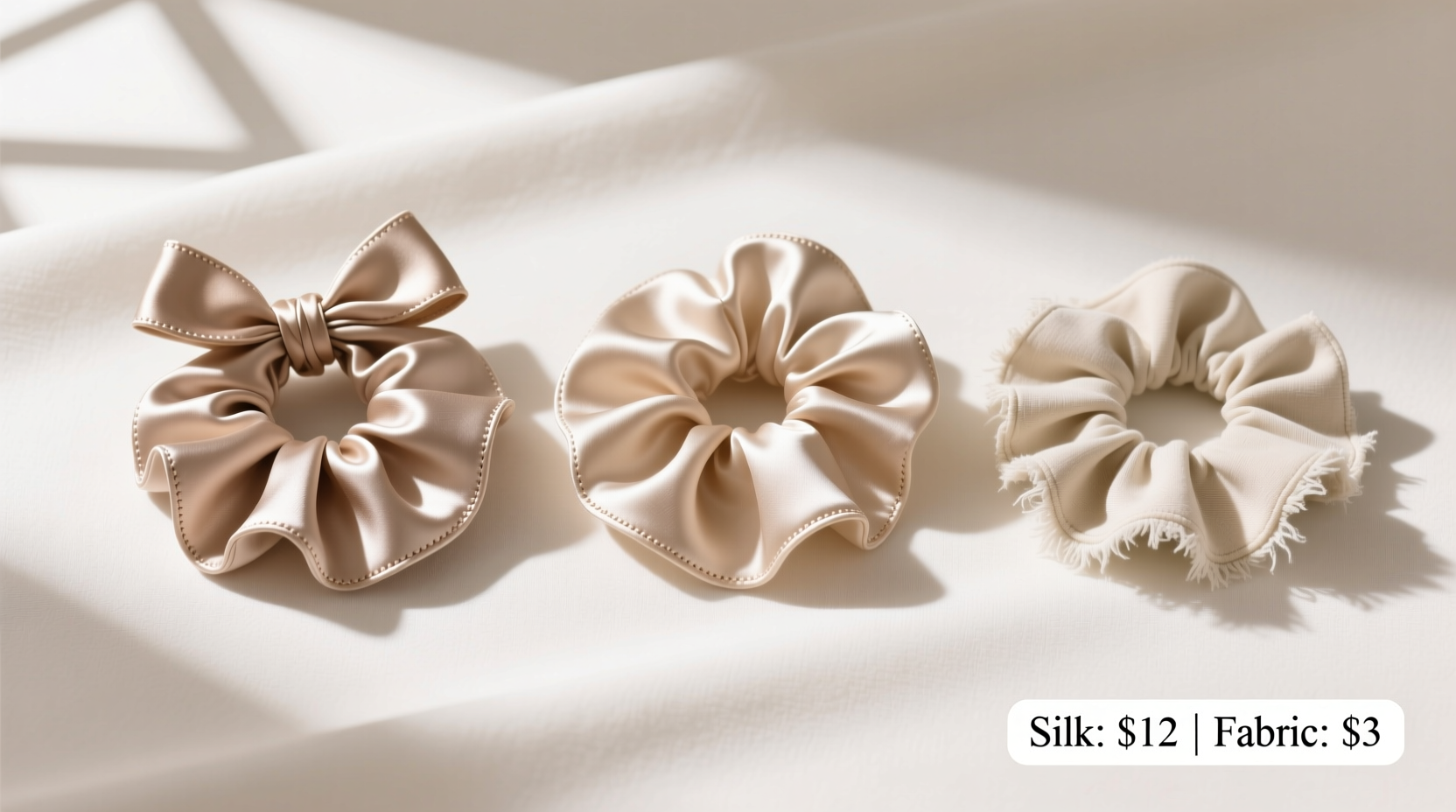 are silk scrunchies worth the price compared to basic fabric ones
