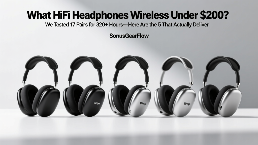 Best HiFi Wireless Headphones Under $200 (2026)