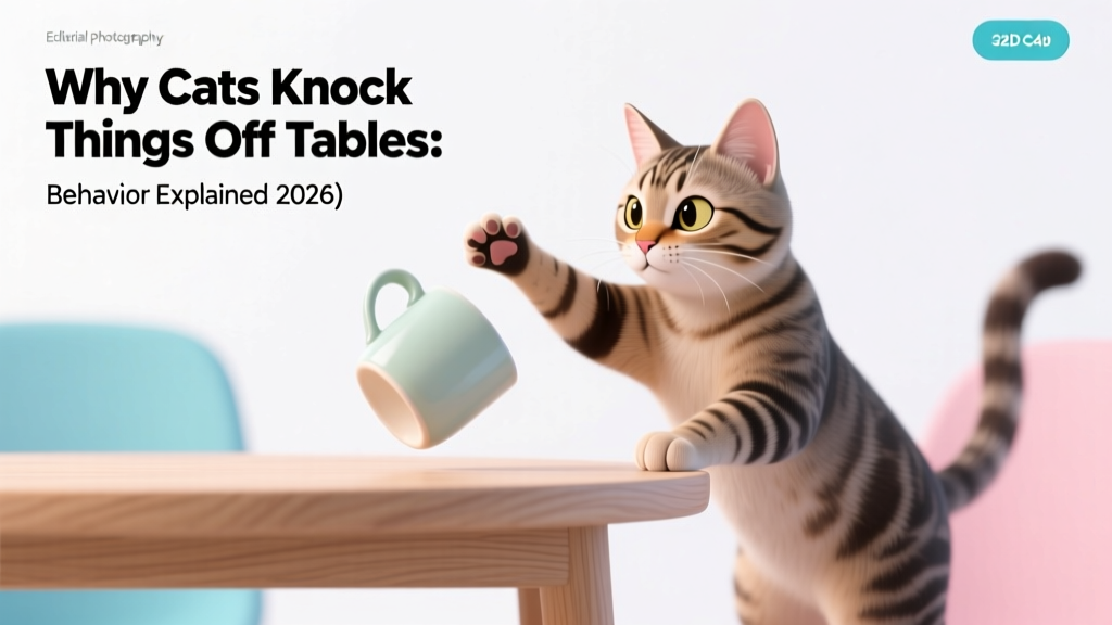 Why Cats Knock Things Off Tables: Behavior Explained (2026)