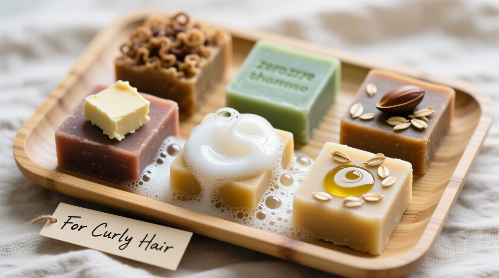 best zero waste shampoo bars for curly hair that lather well