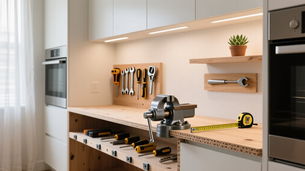 Home Workshop Vise Mount: Securing a 120-Pound Bench Vise...