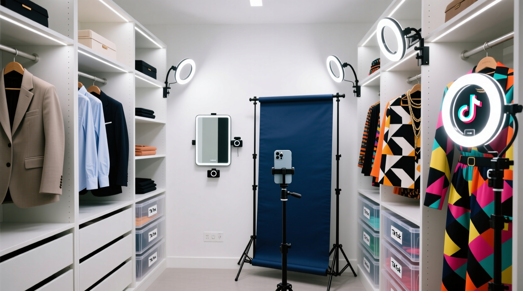 closet organization tips for headshots tiktok