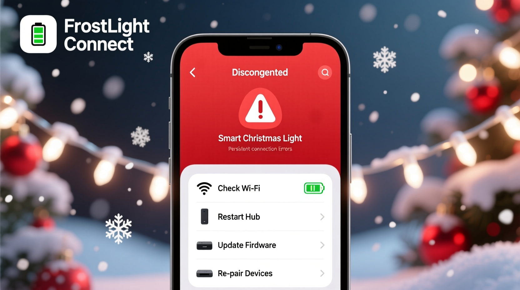 why does my smart christmas light app keep disconnecting solutions