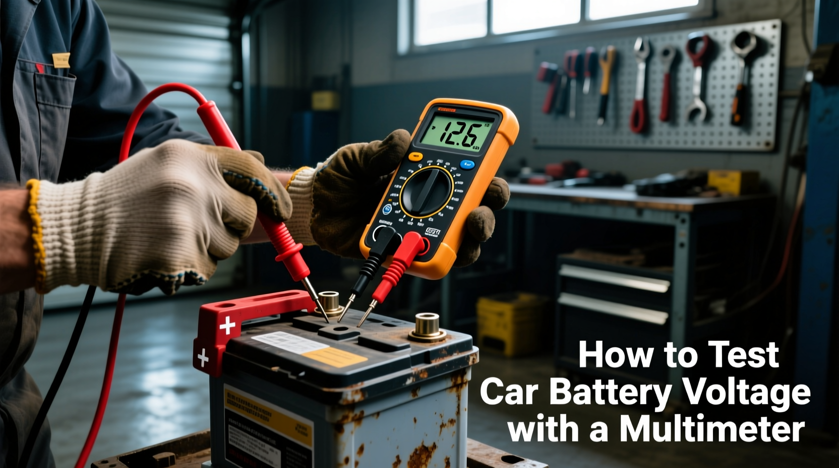 how to test car battery voltage