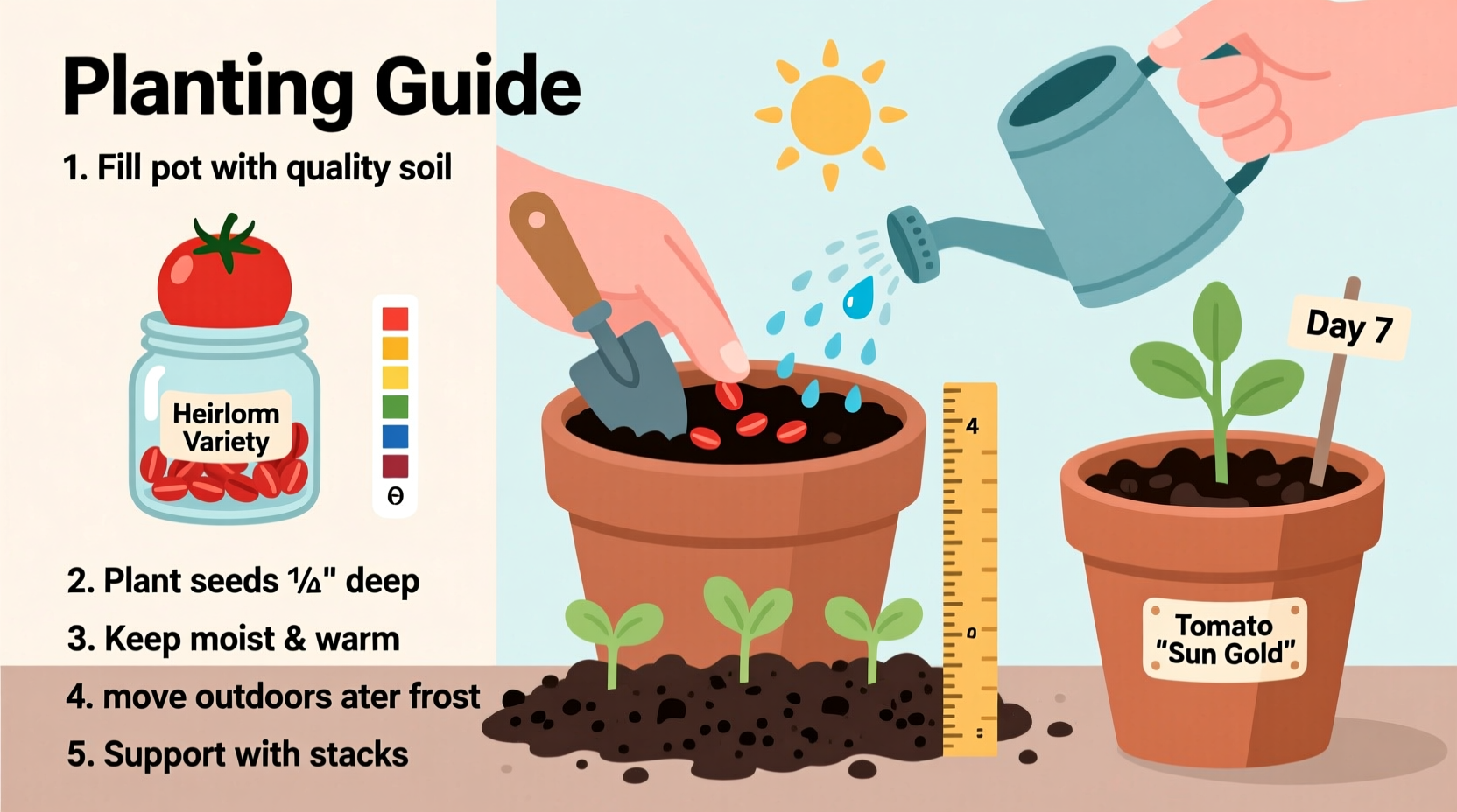 How to Plant Tomato Seeds: Step-by-Step Guide for Success