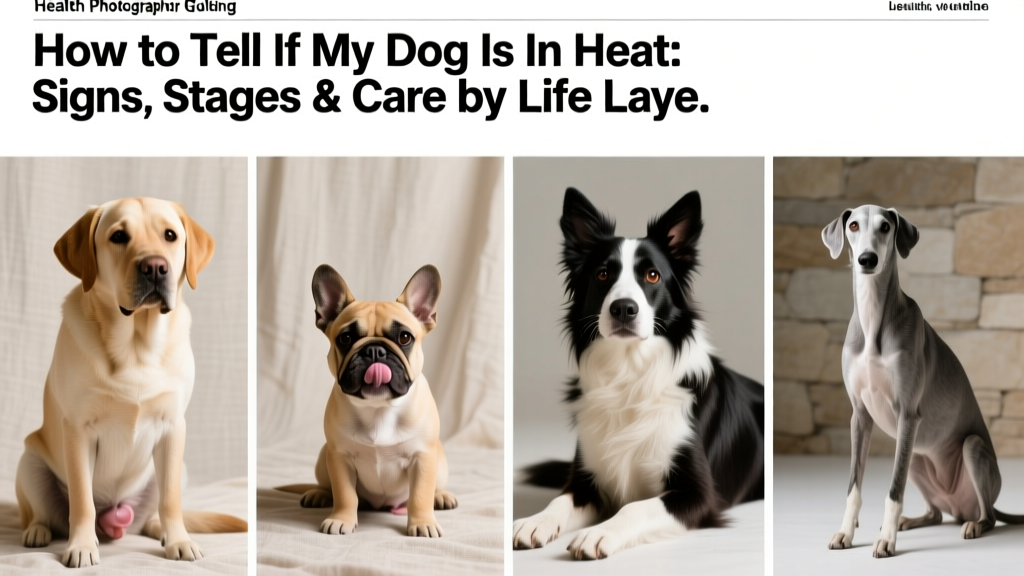 How to Tell If My Dog Is in Heat: Signs, Stages & Care by Life Stage