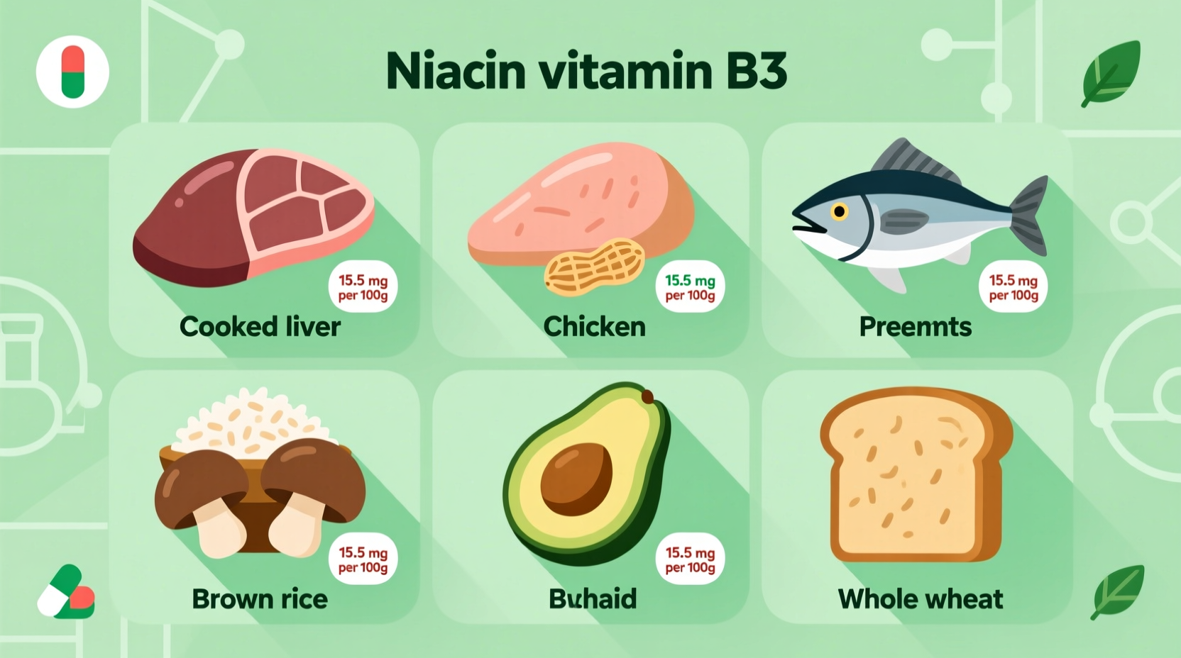 what foods have niacin