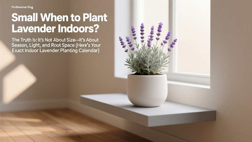 When to Plant Lavender Indoors (2026)