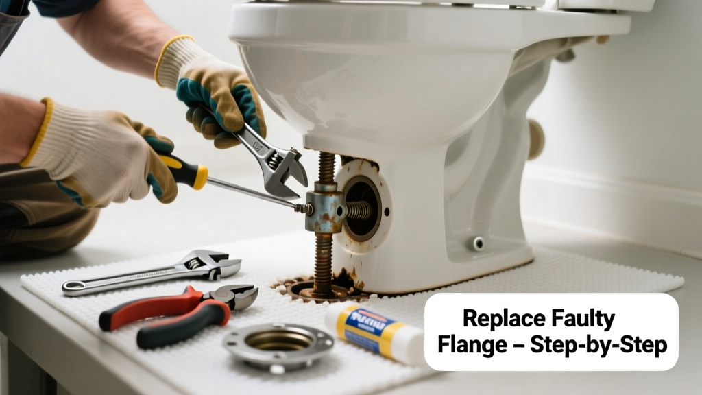 Fixing a Wobbling Toilet: Replace the Faulty Flange or Bolts