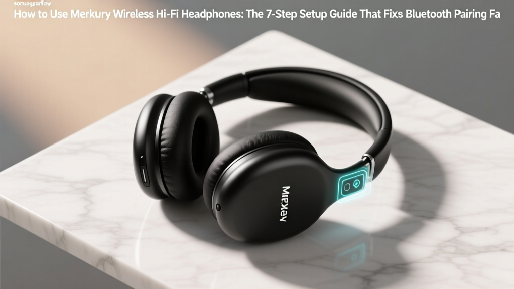 Merkury Wireless Hi-Fi Headphones Setup Guide