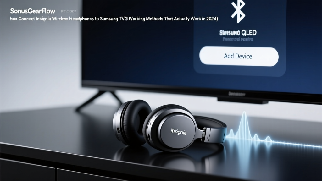 Insignia Wireless Headphones to Samsung TV (2026)