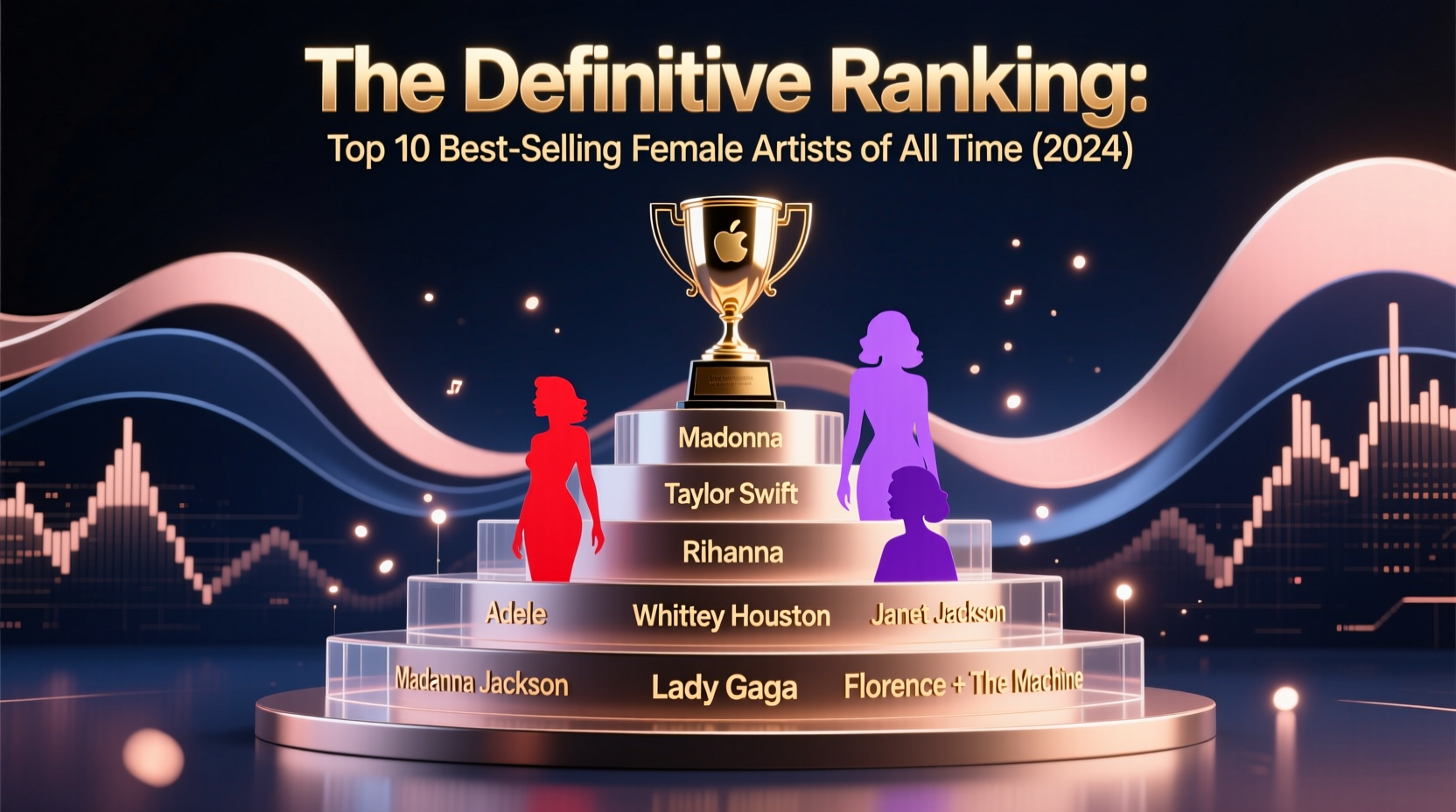 The Definitive Ranking: Top 10 Best-Selling Female Artists of All Time [2024]