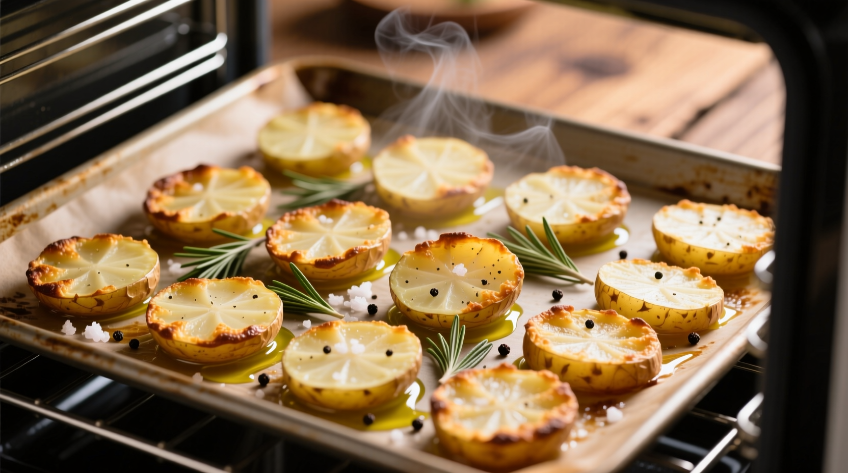 how long to cook sliced potatoes in oven