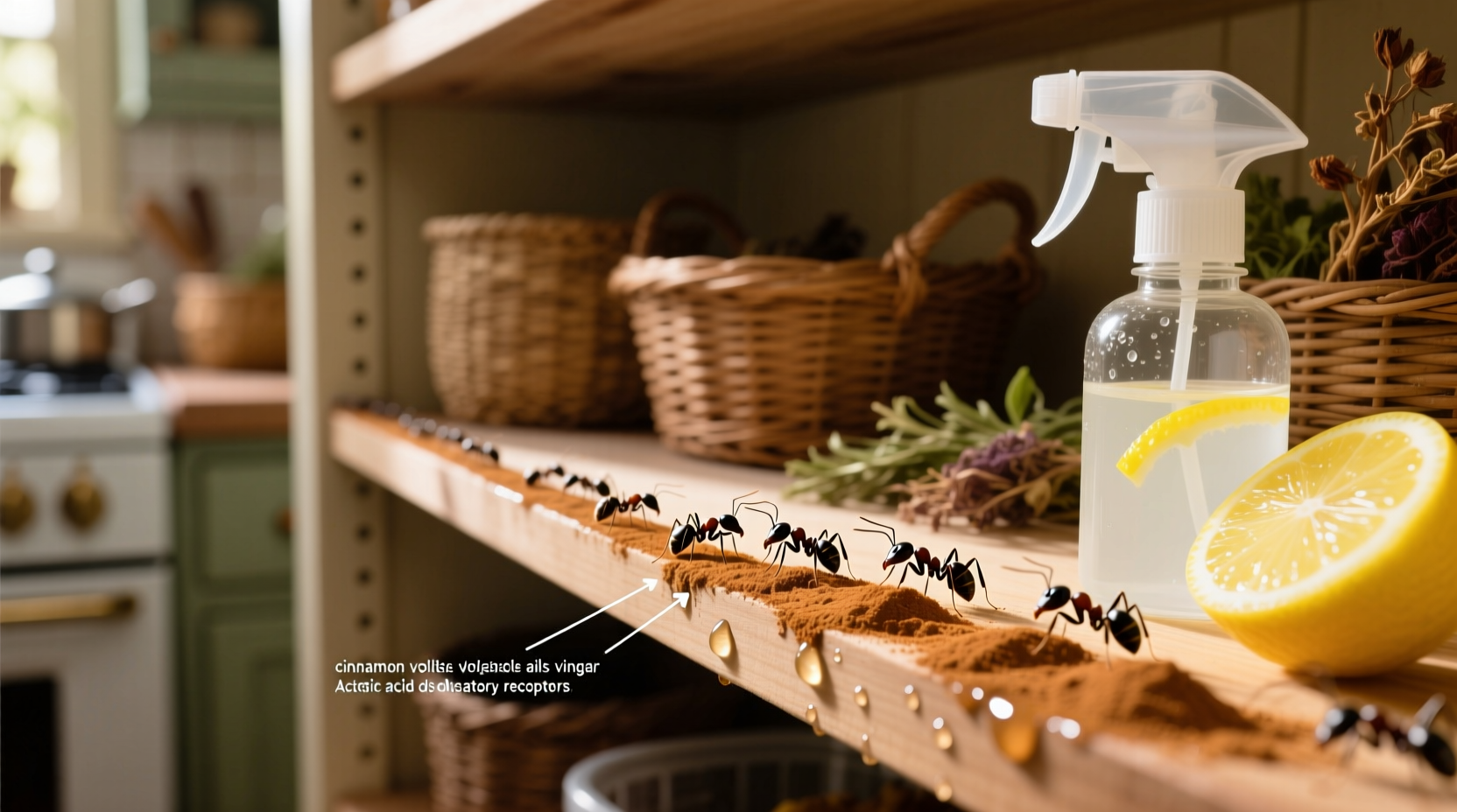 kitchen hacks tips stop pantry ants naturally