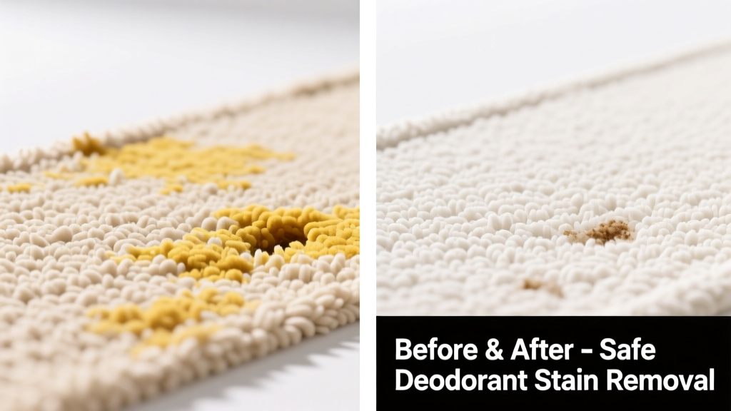 How to Remove Deodorant Stains from Carpet Safely