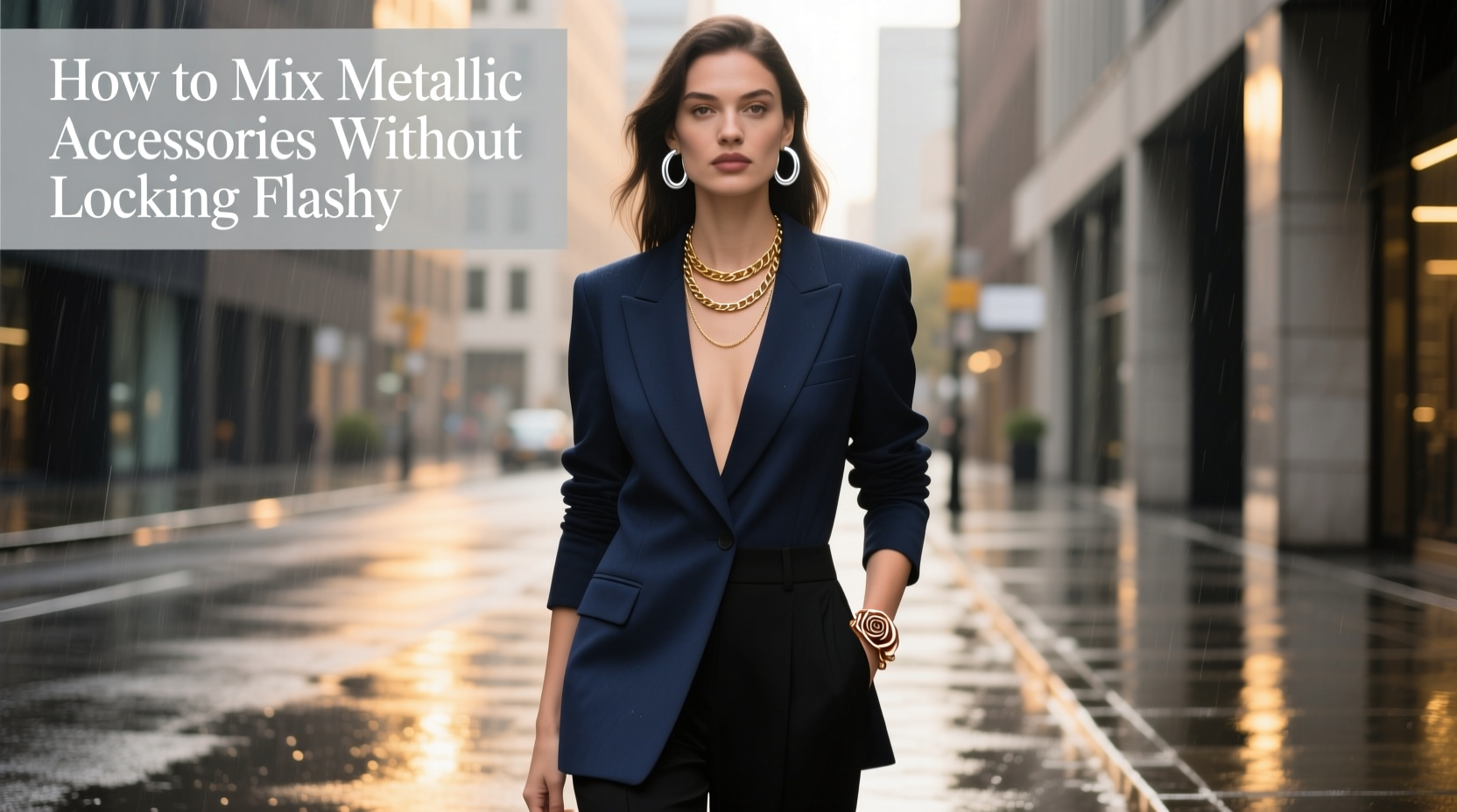 how to mix metallic accessories without looking flashy coordination tips