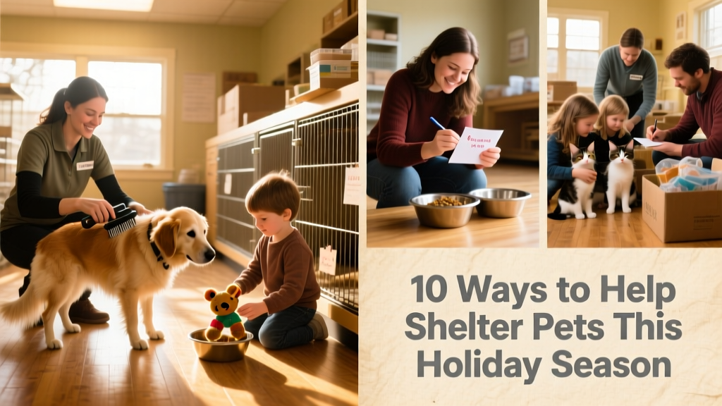 Giving Back: 10 Ways To Help Shelter Pets this Holiday Season