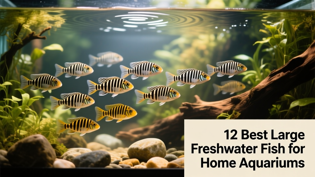 A school of banded leporinus swimming together in a spacious, well-planted freshwater aquarium with gentle current