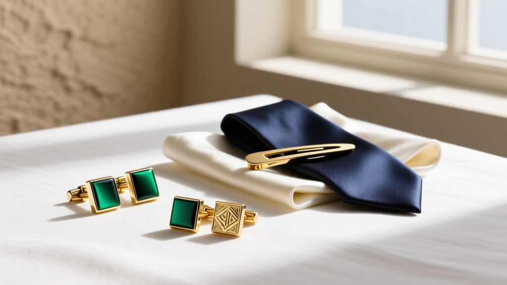 Cufflinks & Tie Clip Set: Styling Rules You Need