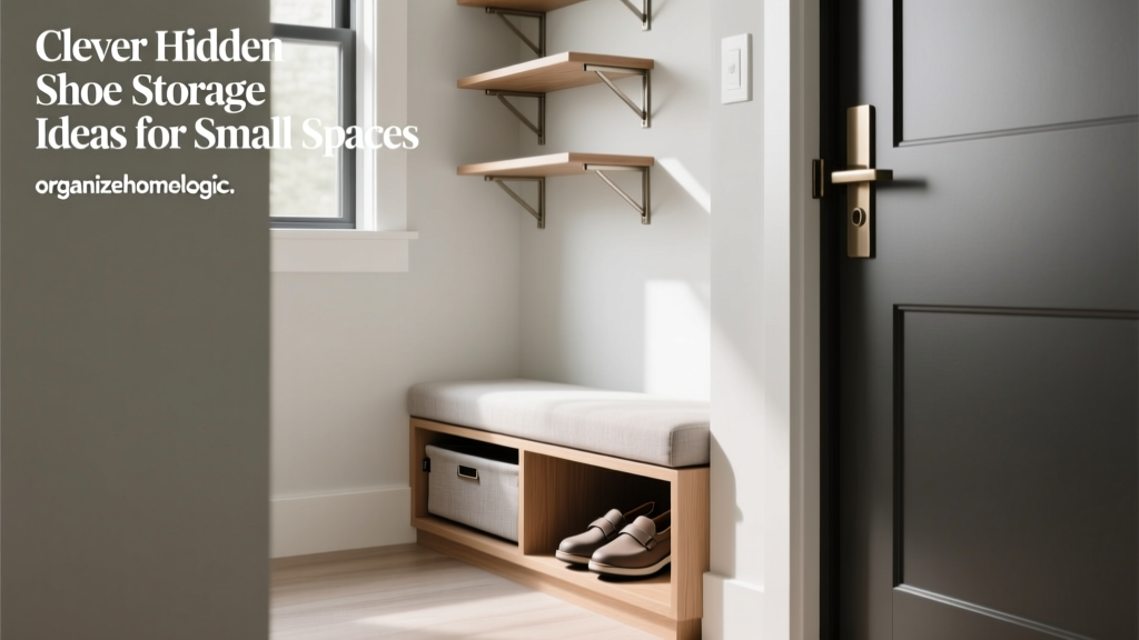 Clever Hidden Shoe Storage Ideas for Small Spaces