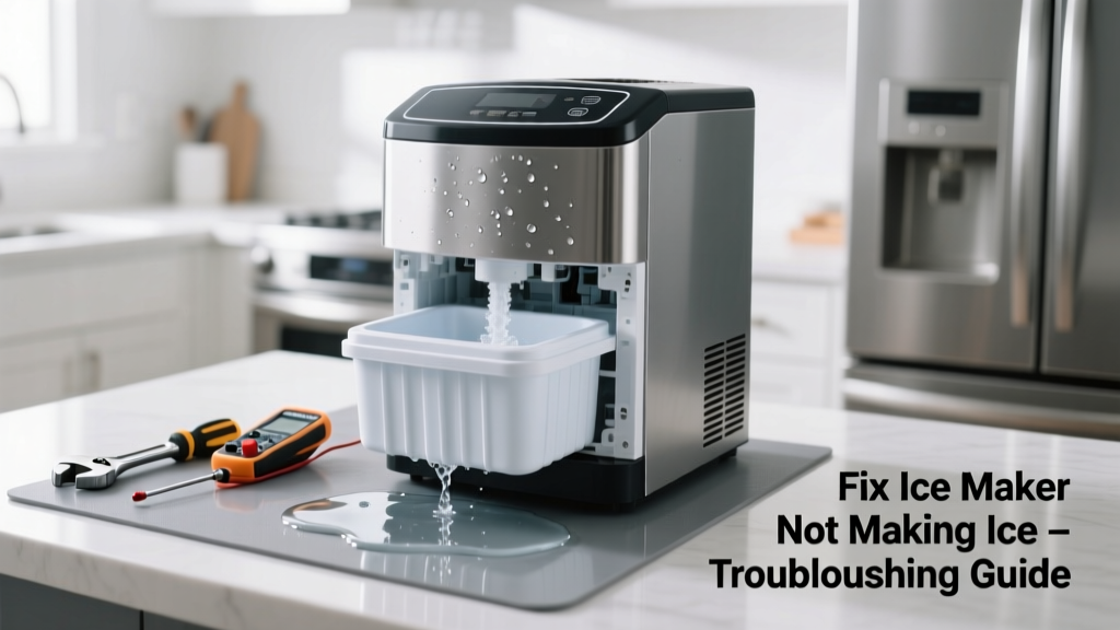 Fix Ice Maker Not Making Ice & Making Noise