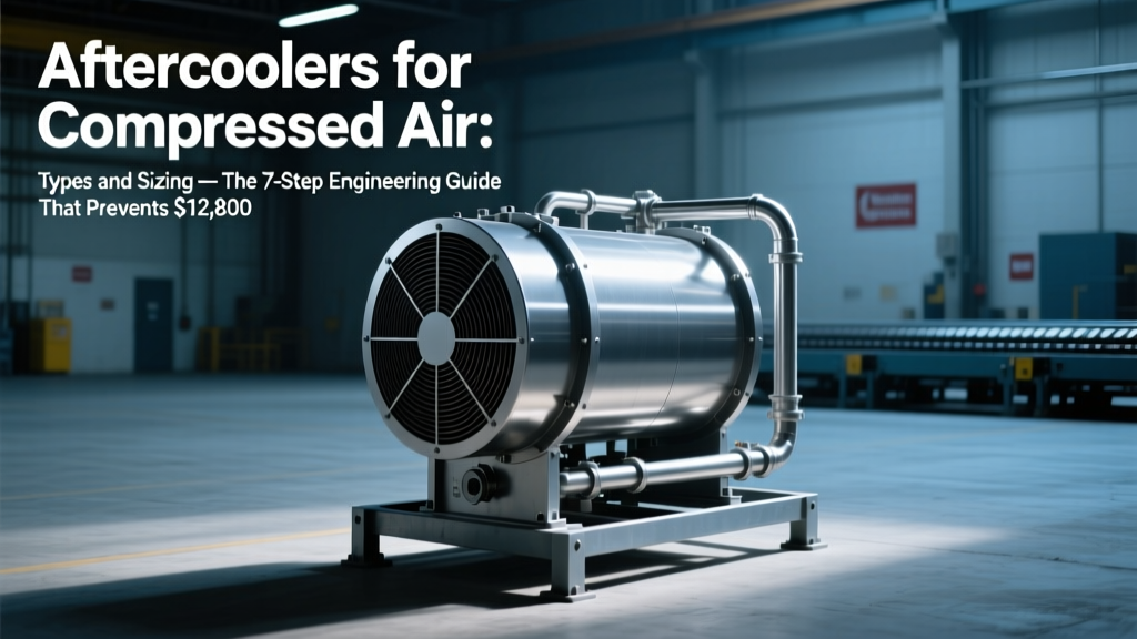 Aftercoolers for Compressed Air: Sizing & Types Guide